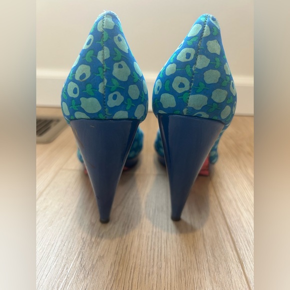 Betsey Johnson Vero Cuoio Womens Platform Size 8.5 Event Prom HOCO Bratcore Y2K - Picture 14 of 15